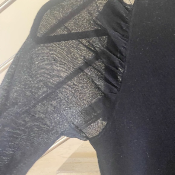 GUCCI LONG SLEEVE BLACK TOP - Picture 5 of 14